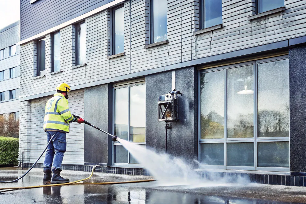How Commercial Pressure Washing Enhances Your Property's Appeal