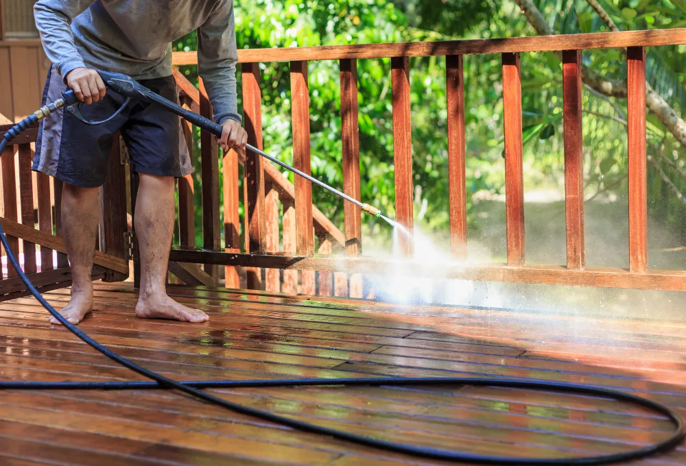 Will Pressure Washing Remove the Stain From My Deck?