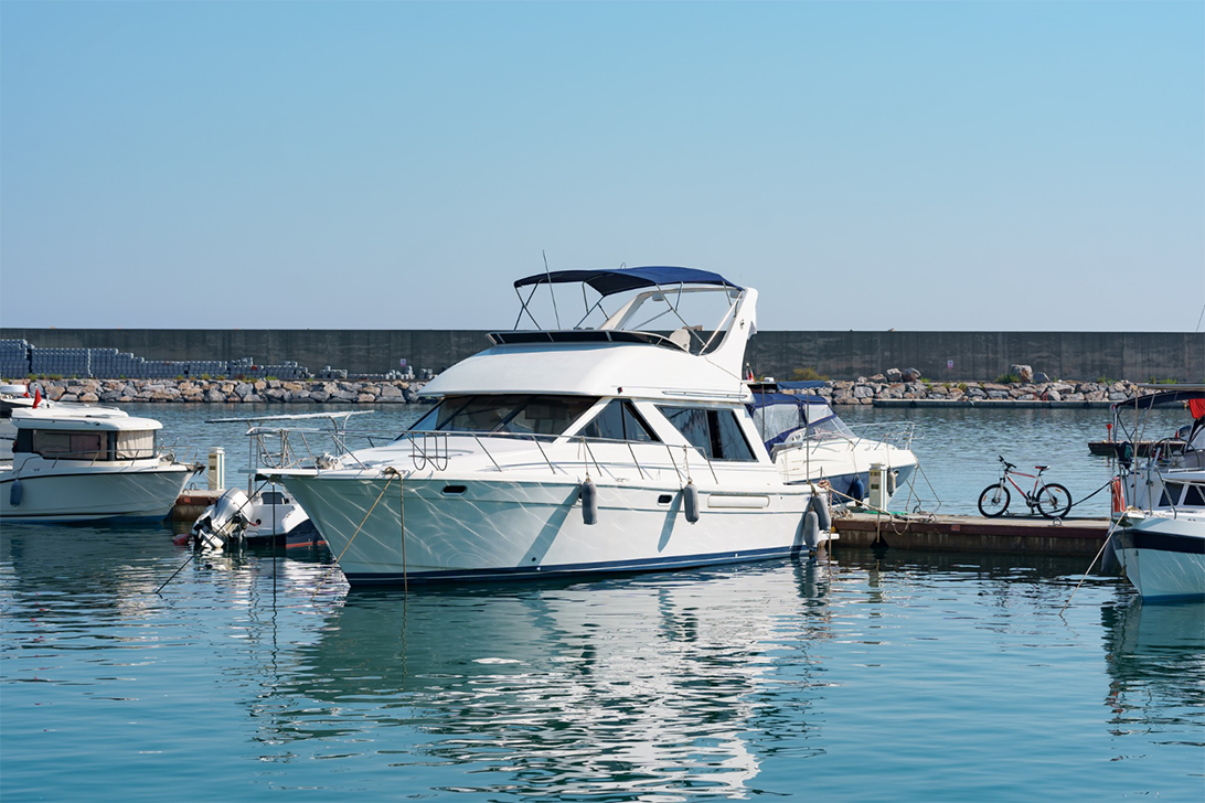 Docked boat
