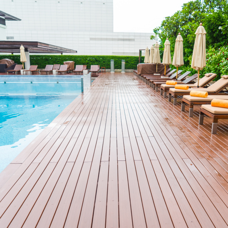 Residential Pool Deck Cleaning